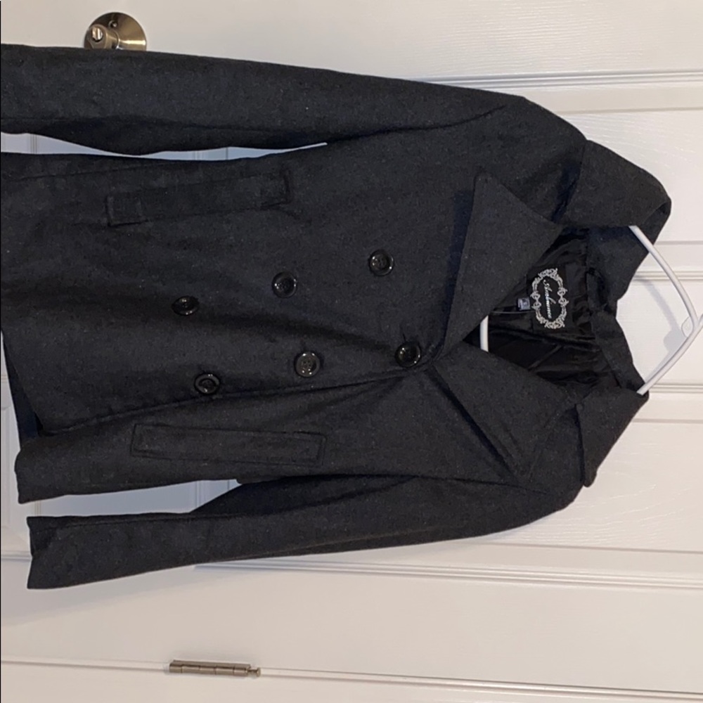 Grey Peacoat